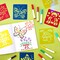 Drawing Stencils, Hollow Out Drawing Templates, Plastic Animal Stencils for Craft Projects (5.6 x 6 Inch) - 54 Pack